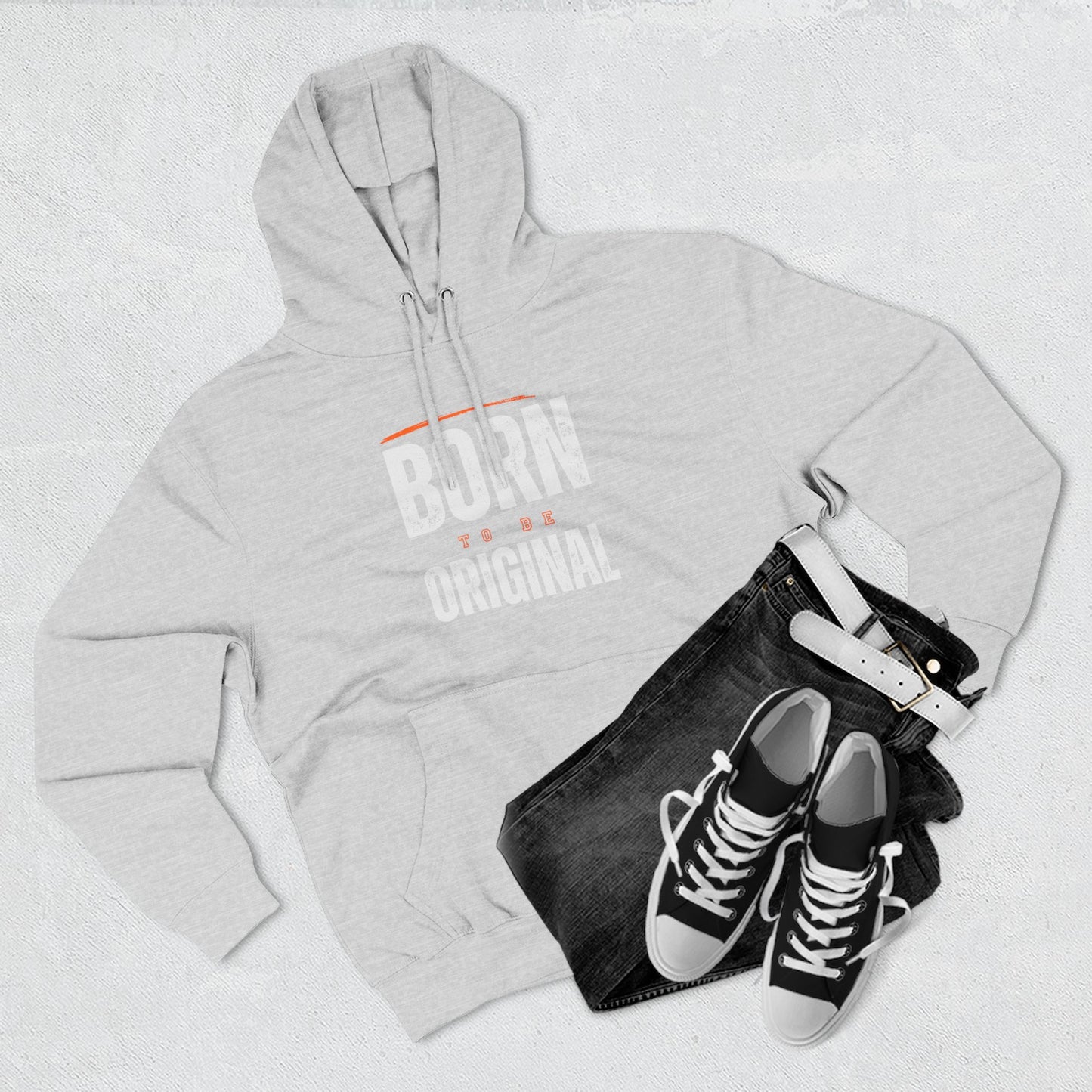 Born Original Hoodie - Casual Pullover with "Born to Be Original" Graphic