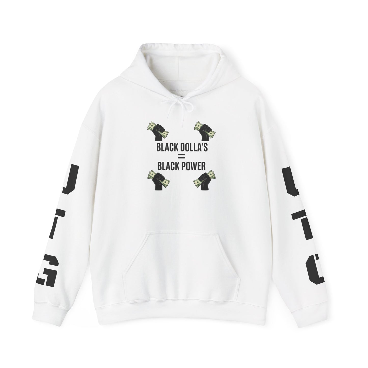 Black Dolla's = Black Power Hoodie — Empowerment Graphic Pullover