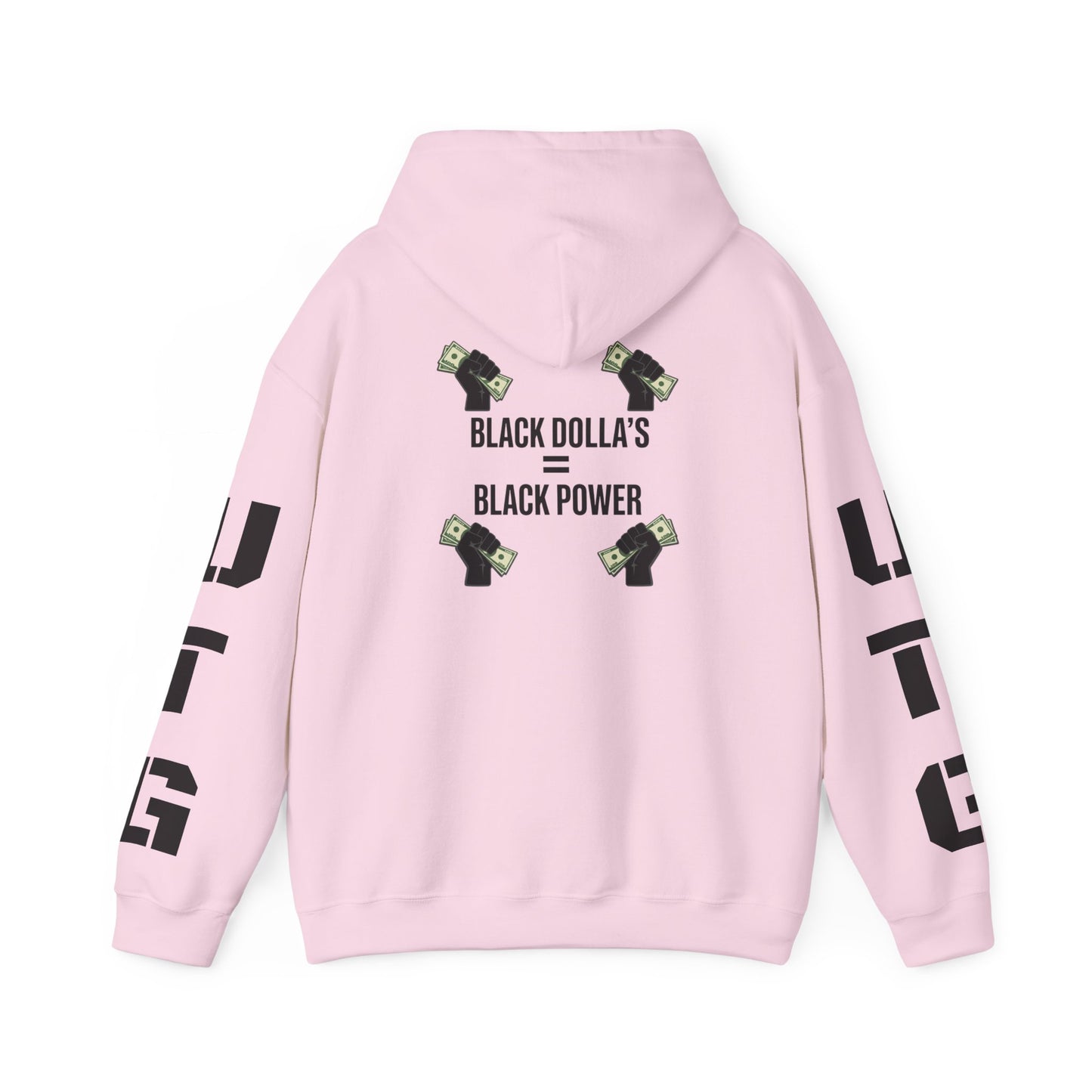 Black Dolla's = Black Power Hoodie — Empowerment Graphic Pullover