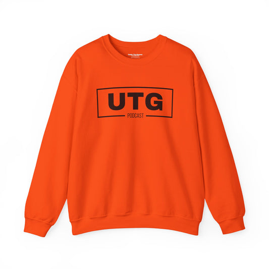 UTG Podcast Crewneck Sweatshirt — Logo Pullover for Fans
