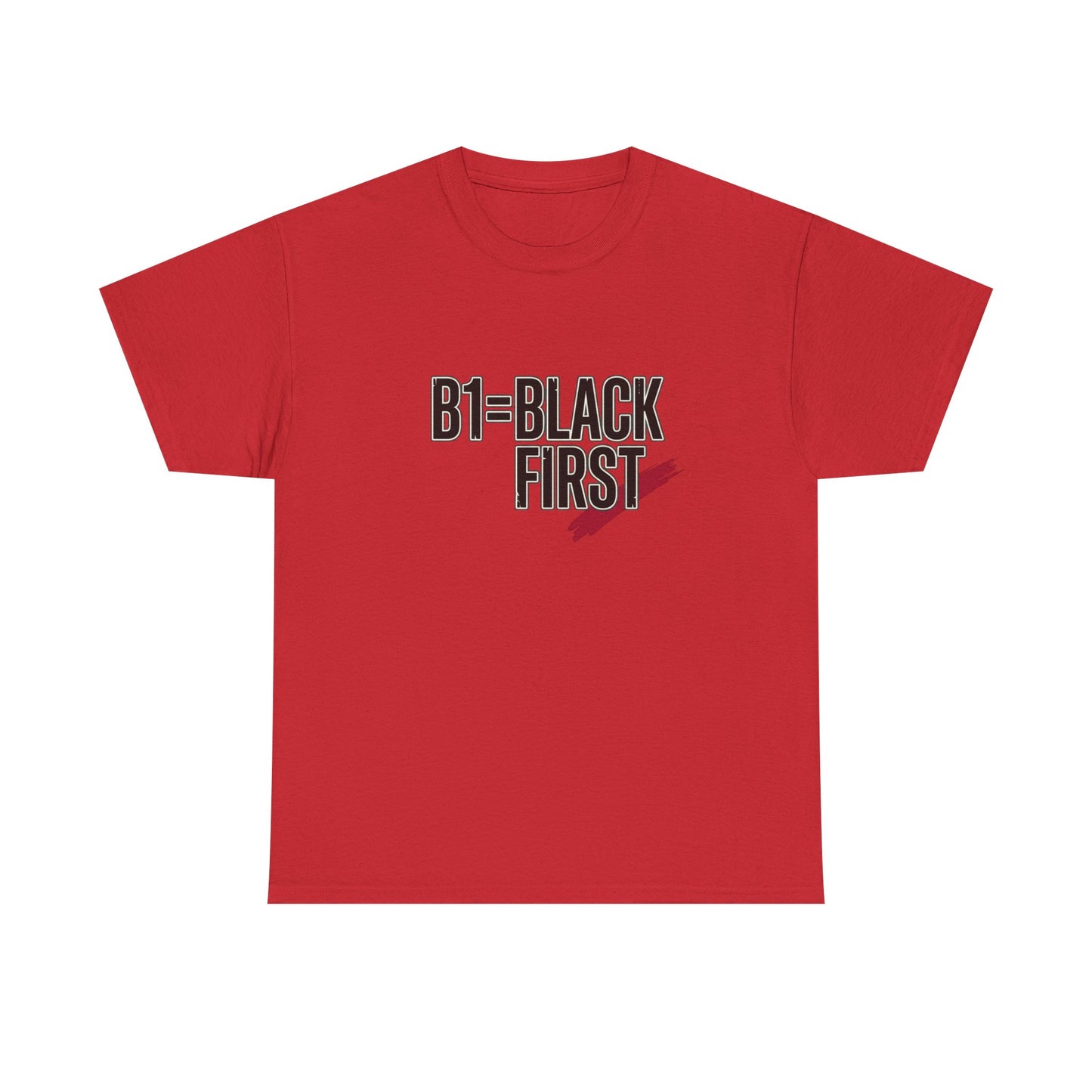 B1 = Black First T‑Shirt — Bold Statement Graphic Tee