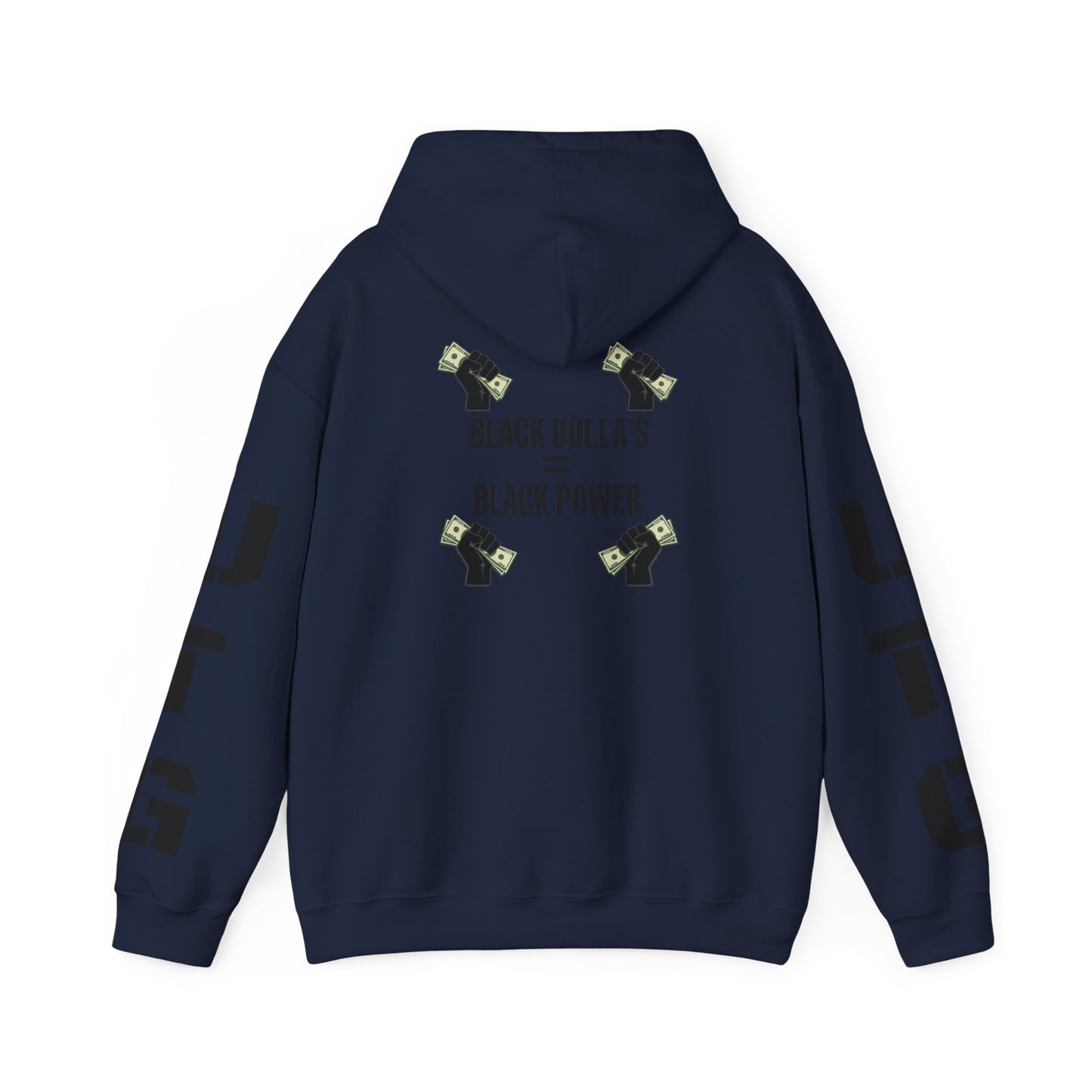 Black Dolla's = Black Power Hoodie — Empowerment Graphic Pullover