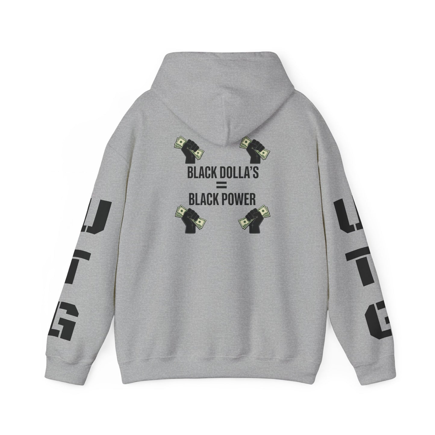 Black Dolla's = Black Power Hoodie — Empowerment Graphic Pullover