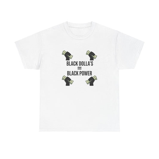 Black Dollas = Black Power Tee