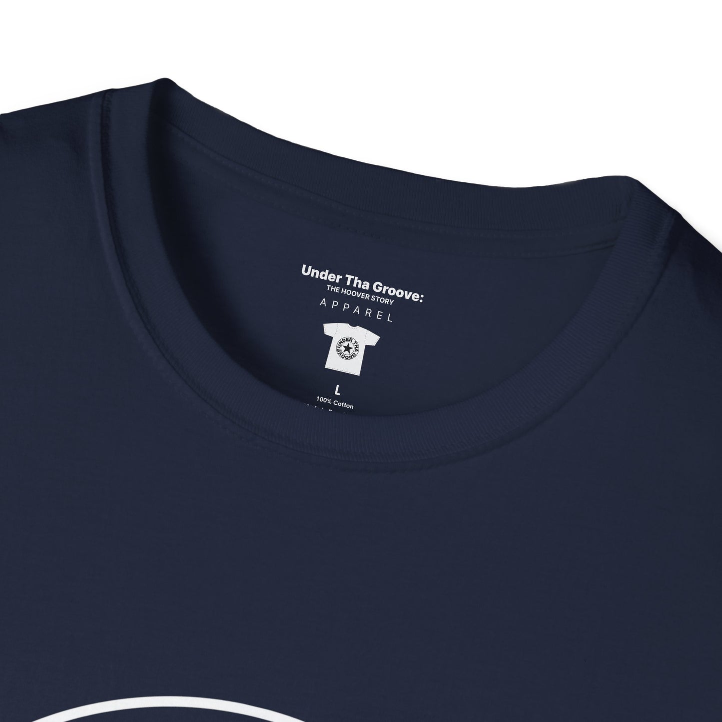 Groove Star T‑Shirt — "Under That Groove" Retro Circle Logo Tee