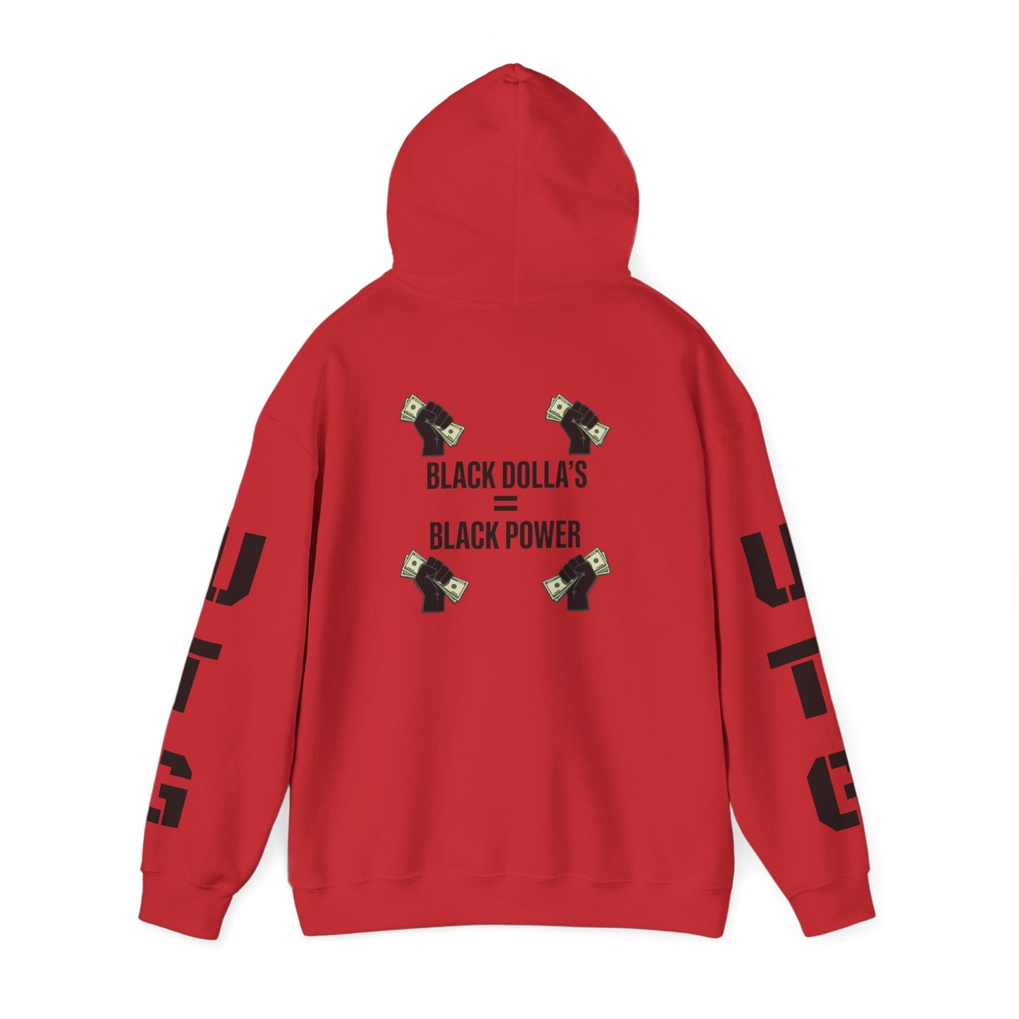 Black Dolla's = Black Power Hoodie — Empowerment Graphic Pullover