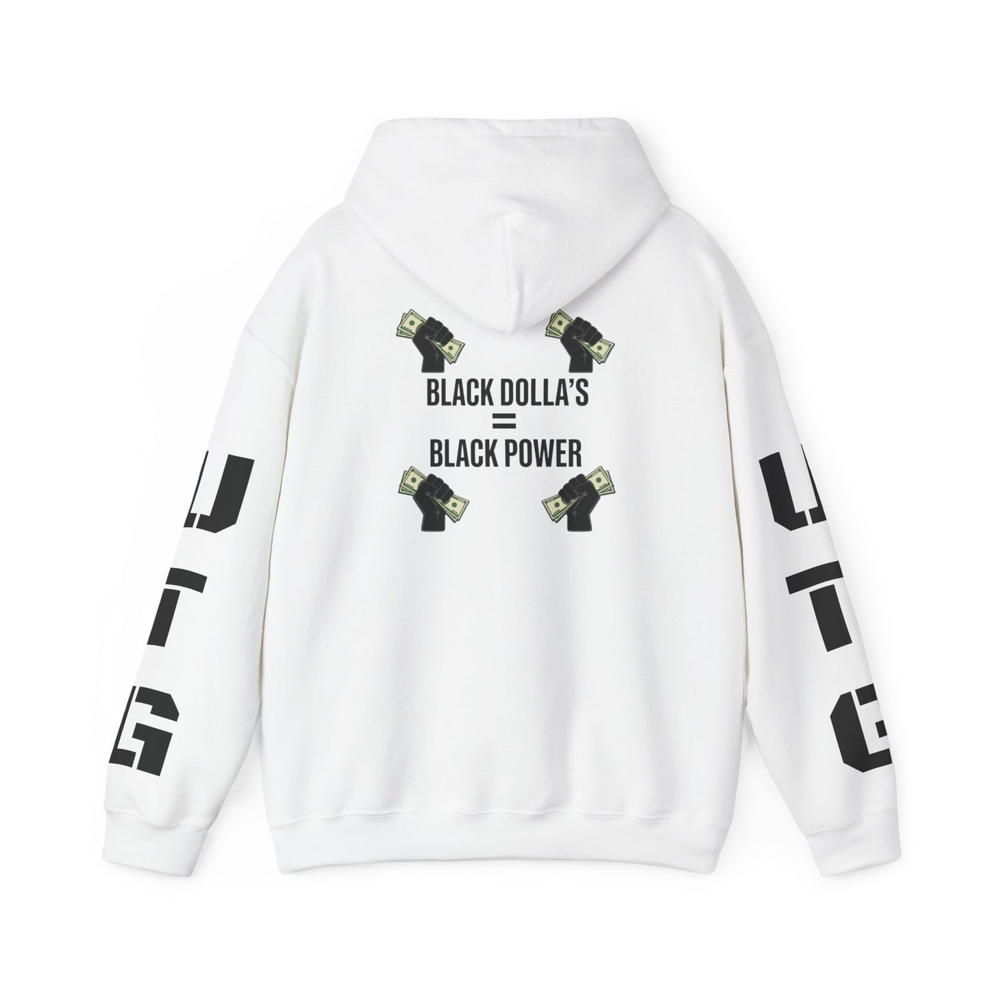 Black Dolla's = Black Power Hoodie — Empowerment Graphic Pullover