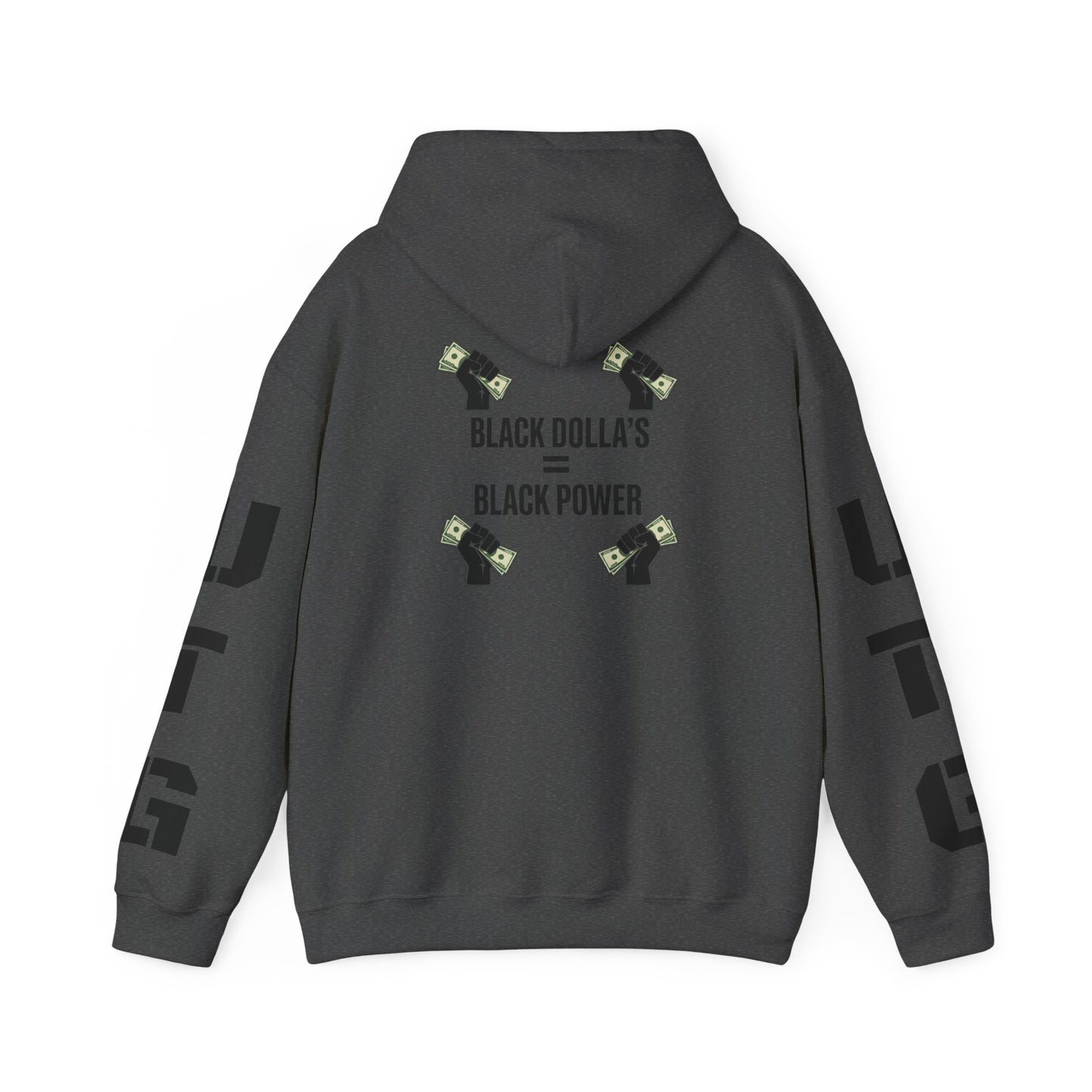 Black Dolla's = Black Power Hoodie — Empowerment Graphic Pullover