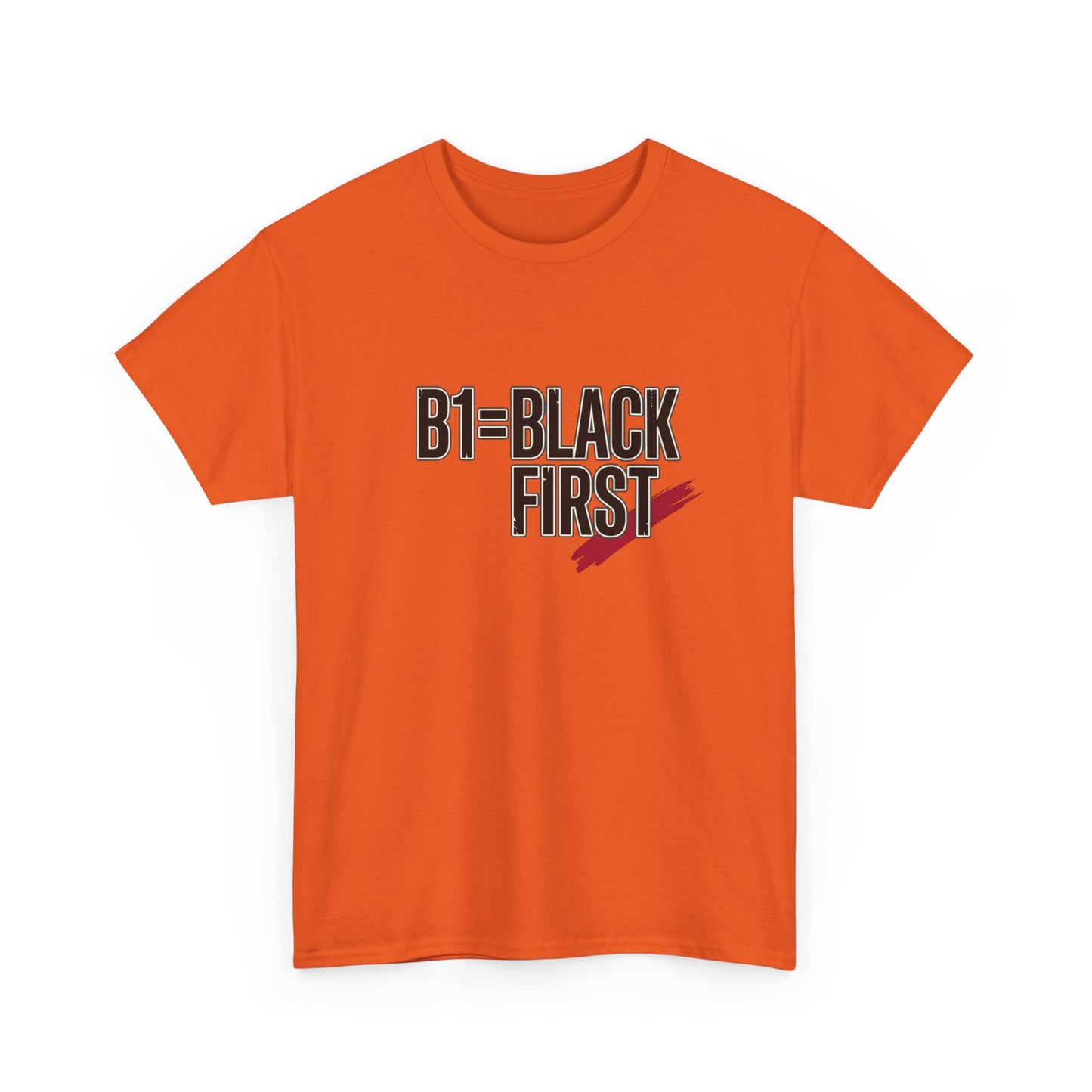 B1 = Black First T‑Shirt — Bold Statement Graphic Tee