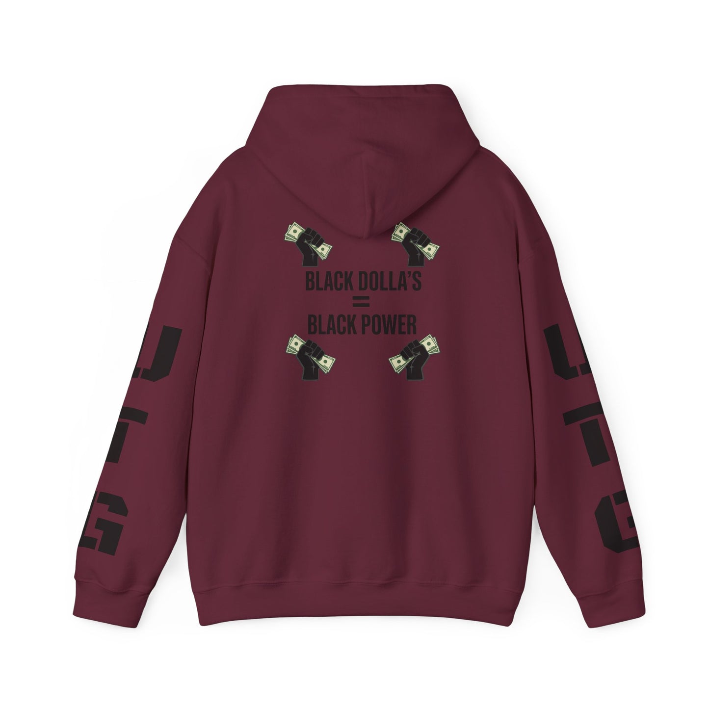 Black Dolla's = Black Power Hoodie — Empowerment Graphic Pullover