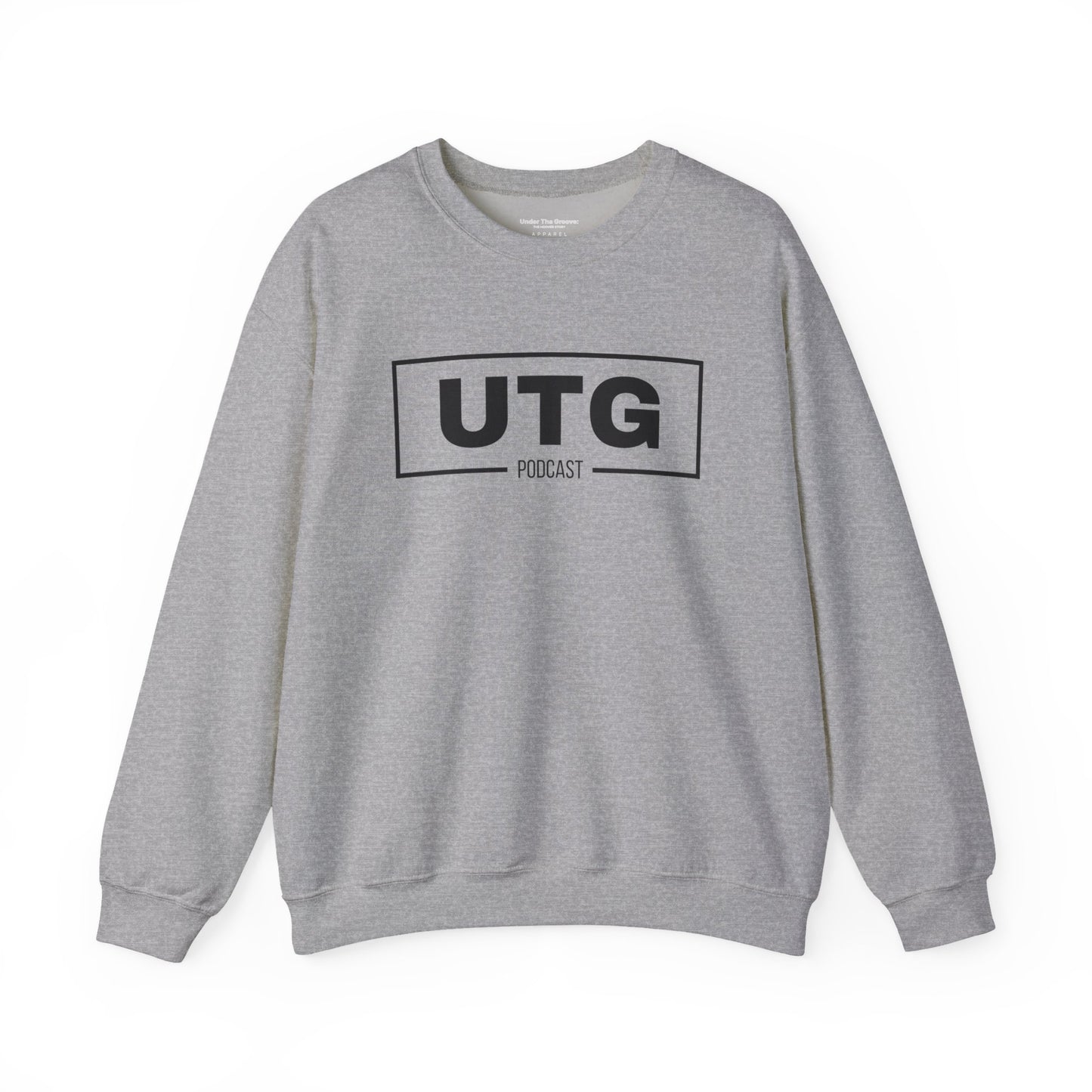UTG Podcast Crewneck Sweatshirt — Logo Pullover for Fans