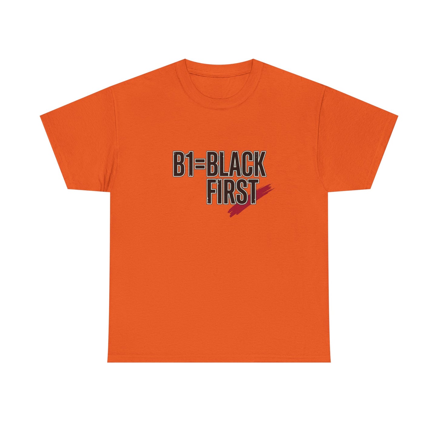 B1 = Black First T‑Shirt — Bold Statement Graphic Tee