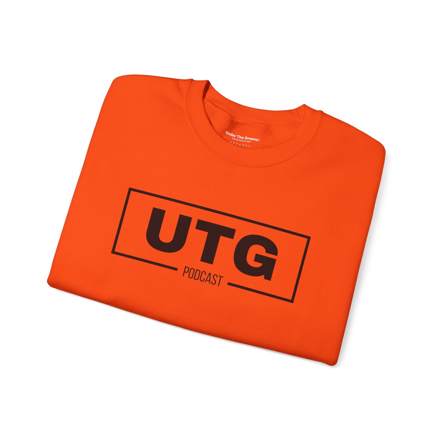 UTG Podcast Crewneck Sweatshirt — Logo Pullover for Fans
