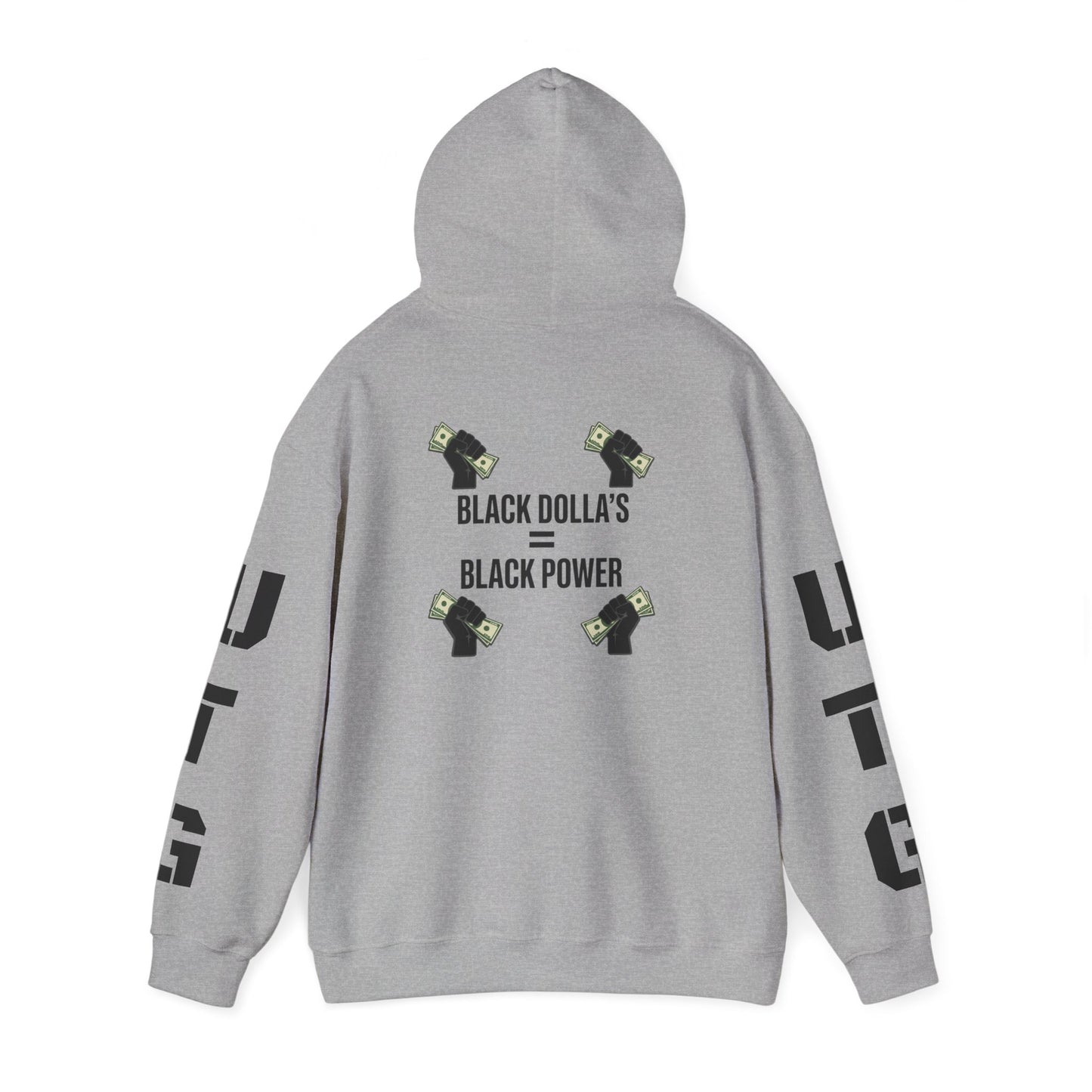 Black Dolla's = Black Power Hoodie — Empowerment Graphic Pullover