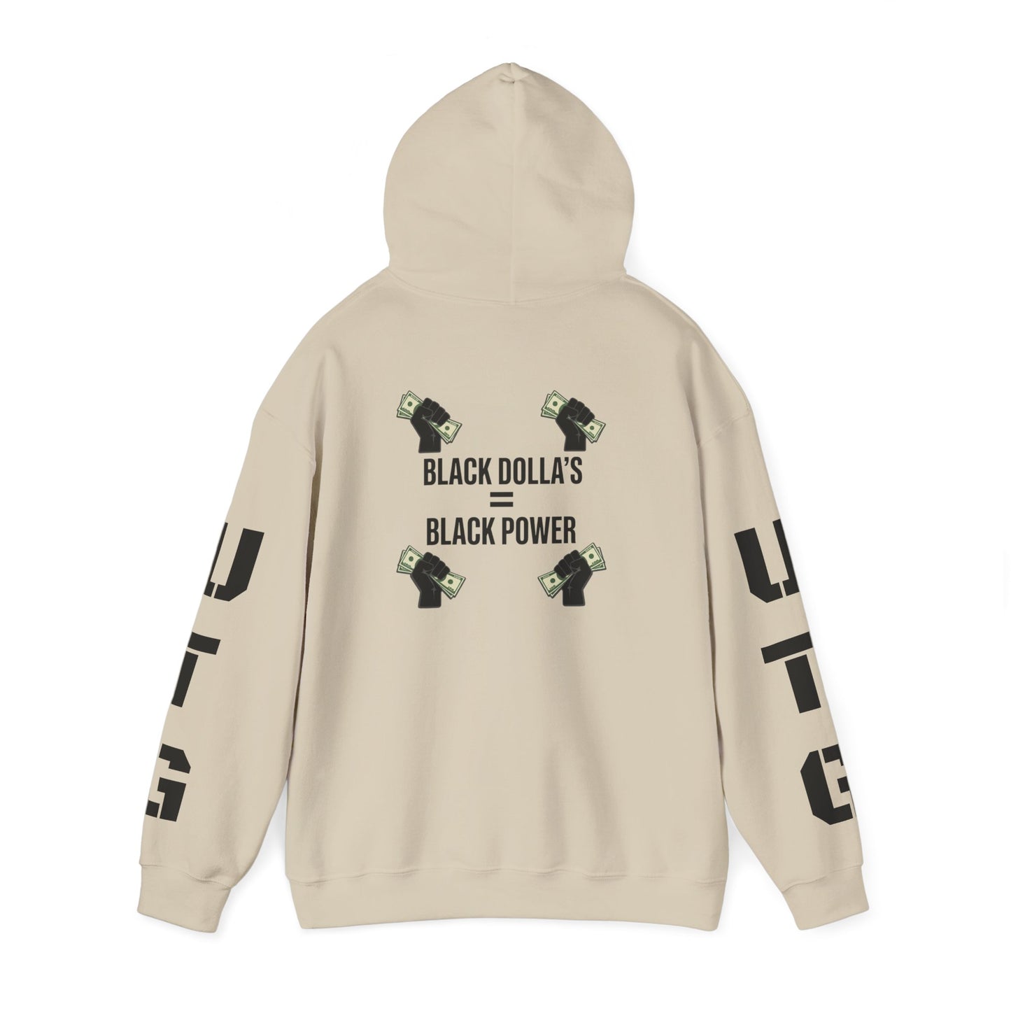 Black Dolla's = Black Power Hoodie — Empowerment Graphic Pullover