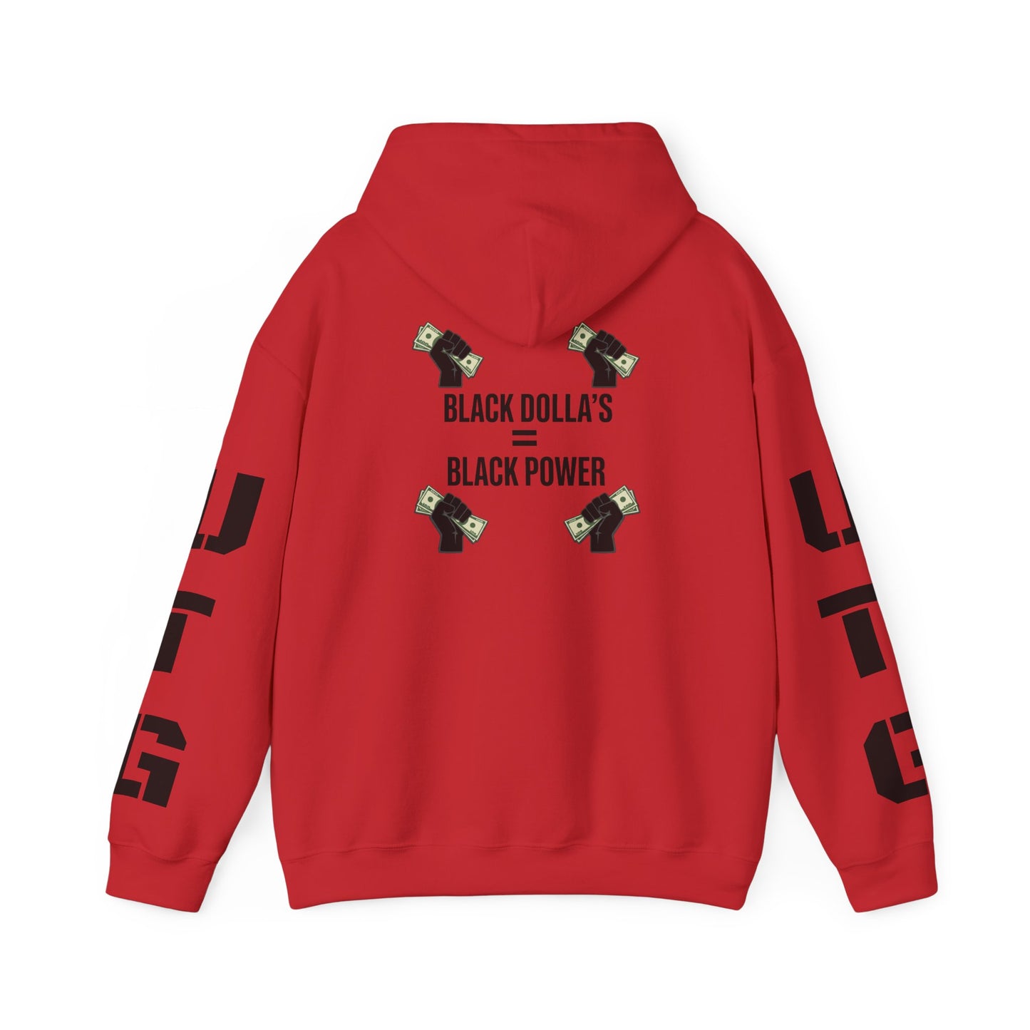Black Dolla's = Black Power Hoodie — Empowerment Graphic Pullover