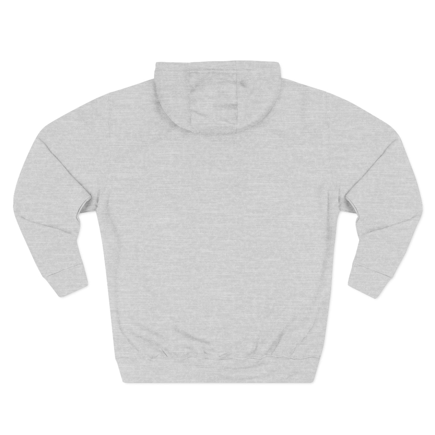 Heather Grey 'Roundel Star' Fleece Hoodie - Casual Unisex Pullover