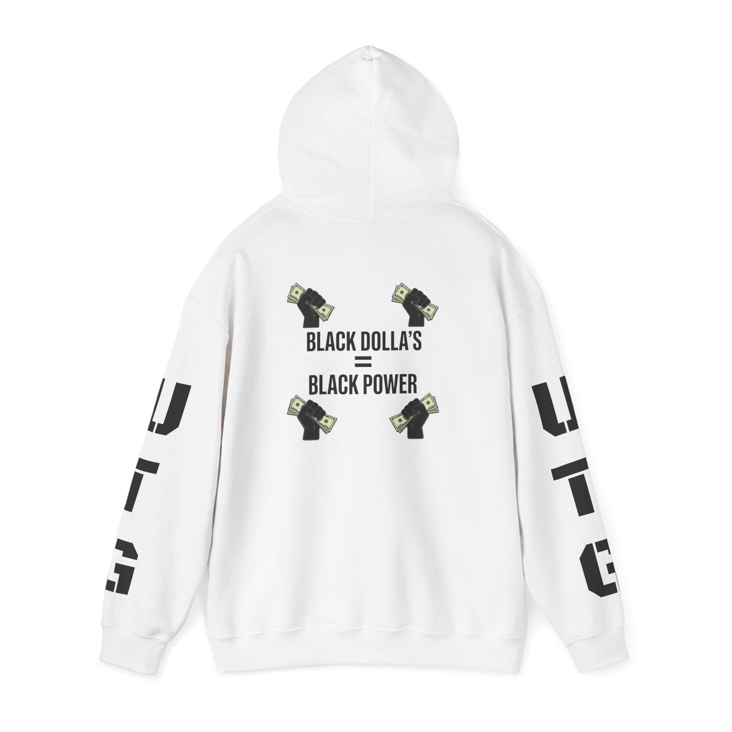 Black Dolla's = Black Power Hoodie — Empowerment Graphic Pullover